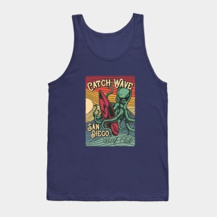 Catch the Wave Octopus, San Diego Tank Top